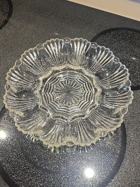Vintage Anchor Hocking Egg Deviled Egg Platter